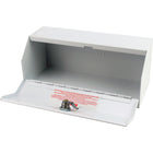 Helix Locking Prescription Drug Cabinet - Heavy-Duty Steel Construction - White-Customer will receive 1 Drug Cabinet with Lock, 2 Keys, Screws and Anchors for mounting and a Red Cross applique