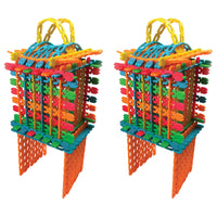 Roylco Structure Sticks Building Set - 2 Packs of 400-Flexible and sturdy