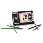 Louis Garneau Pencil Case with 2 Zippers - Panda-Pencil case