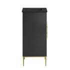 Modway Awaken 18" Bathroom Vanity - Black-Fixtures Not Included
