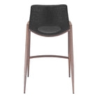 Zuo Desi Counter Stool - Black/Walnut - Set of 2-6