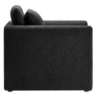 Modway Waverly Boucle Upholstered Armchair - Black-Comes Fully Assembled