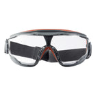 3M Anti-Fog Safety Goggle - Grey & Red Frame-Comes with Scotchgard Anti-fog Coating pre-applied