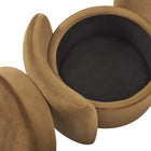 Modway Nebula Upholstered Performance Velvet Ottoman - Cognac-9