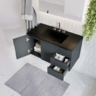 Modway Vitality 36" Bathroom Vanity - Grey/Black-Wall-Mount Design