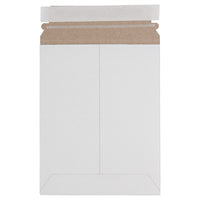 JAM Paper Photo Mailer Stiff Envelopes with Self Adhesive Closure, 7 x 9, White, 10 Pack (1456649g)-Size: 8.875" x 12"