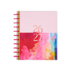 The Happy Planner 2026–2027 Big Disc Bound Dated Planner - 11-1/2" x 10-1/4" - Abstract Expression-The Big size Dashboard layout with a side-by-side design that lets you see your priorities at a glance