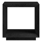 Hudson&Canal Evie 22"W Rectangular Side Table - Black Grain-Table is made of high-quality and durable MDF materials