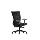 Kopplen Ergonomic Office Chair with Lumbar Support - Black-340mm BIFMA-standard nylon base, supports up to 1136 KG.