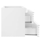Modway Render 36" Wall-Mount Bathroom Vanity Cabinet - White-8