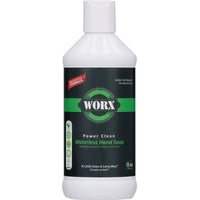 WORX Waterless Hand Soap – 384 ml – Fragrance‑Free-Cold mix ice formula reduces CO2 emissions