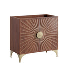 Modway Daylight 36" Bathroom Vanity Cabinet - Walnut-Modern Bathroom Vanity Cabinet