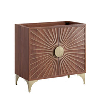 Modway Daylight 36" Bathroom Vanity Cabinet - Walnut-Modern Bathroom Vanity Cabinet