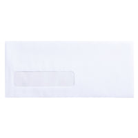 SupremeX E.Z. Open  Envelopes with Window - #10 - 24lb. - 4-1/8" x 9-1/2" - White - Box of 500-#10 E.Z. Open Window Envelopes