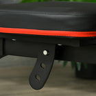 Soozier Weight Bench with Incline Bench Press Rack for Full Body Workout-The leg developer is great for placing standard size weight plates with 1-inch holes 