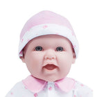 JC Toys La Baby Soft 16" Baby Doll - Pink with Pacifier - Caucasian-National parenting center seal of approval