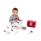 Janod Doctor's Suitcase Toy 10-Piece Set-Helps kids learn about health and caring for others.
