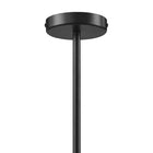 Modway Sunlit Squiggle 2-Arm Pendant Light - Walnut/Black-Assembly Required