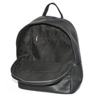 Nicci Backpack with Front Zipper Pocket - Black-Front zipper pocket