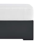 Modway Tahoe Outdoor Patio Powder-Coated Aluminum Ottoman - Grey/White-7