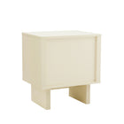 Manhattan Comfort Ella 19.7" Modern Nightstand - Cream-Home Assembly Required. All Hardware Included