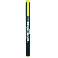 Zebra Zebrite Double-Ended Pen-Style Highlighter - Yellow-Double ended, Bullet & Chisel