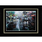 Montreal Rain - Framed Print - 32" x 36"-High-quality art print professionally matted and framed