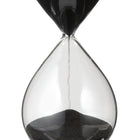 Gry Mattr Desktop Hourglass - 30 Minutes - Black-Clear Glass
