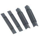 Korr Plastic Supports For Tray - Black - 4 Pack-Rigid material provides steady support for heavy files and documents
