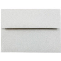 JAM Paper A6 Passport Invitation Envelopes - 4.75" x 6.5" - Granite Silver Recycled - 50 Pack-Colour: Granite 