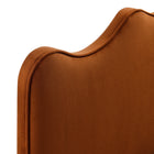 Modway Athena Stain-Resistant Performance Velvet Queen Size Headboard - Rust-7