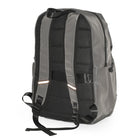 Club Rochelier City Hidden Pocket Contrast Backpack - Dark Grey-Handle on back of bag for luggage