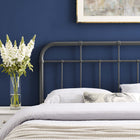 Modway Alessia Metal Twin Headboard - Grey-Modern Farmhouse Style