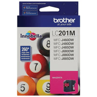 Brother LC201 High Yield Ink Cartridge, Magenta (LC201MS)-Magenta