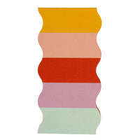 General Supply Goods + Co Wavy Notepad-Wavy die-cut shape with layered colour edges