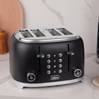Salton NuRetro Digital 4 Slice Toaster - Midnight Black-7