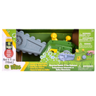 John Deere Motorized Bubble 'N' Fun Chainsaw Toy-Create a flurry of bubbles from both sides of the pretend tool with every press of the trigger, keeping little ones entertained as they tackle yard work or enjoy endless bubble fun