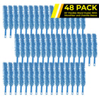 Gritt Commercial 22" Flexible Wand Duster with Microfiber and Chenille Sleeve - 48 Pack-Premium microfiber fingers grab more dust with more surface area