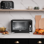 Salton NuRetro Digital Air Fryer Toaster Oven - Midnight Black-Curate your kitchen with other matching products in the salton nuretro collection!