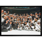 Boston Bruins 2011 Stanley Cup - Framed Canvas - 31" x 22"-Premium canvas print with gallery-wrapped edges