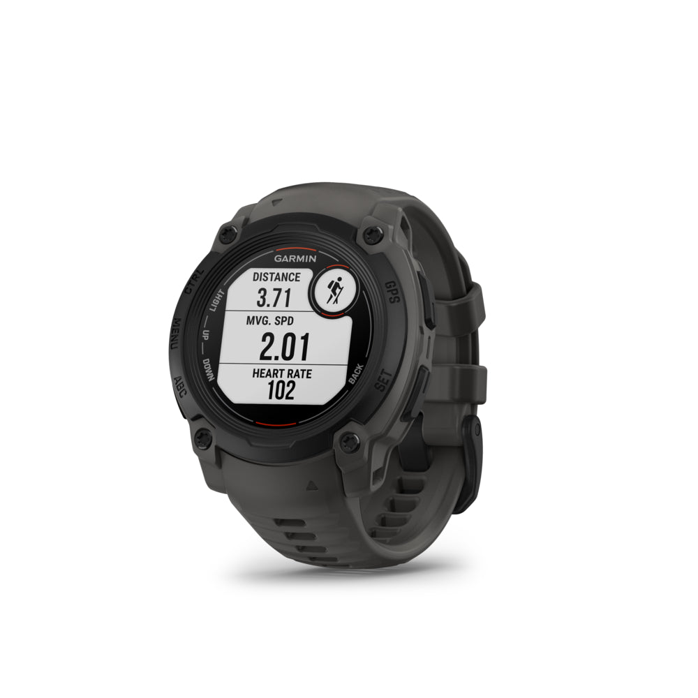 Garmin Instinct E Smartwatch - 40 mm - Black With Charcoal Band