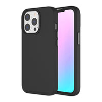AXS PROTech Dual-Layered Anti-Shock Case with Military-Grade Durability for Apple iPhone 13 Pro Max - Black-Shock resistant