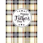 Mill Brook Studio 5-3/8" x 7-3/4" Father's Day Greeting Cards/Envelopes - Plaid - 18 Pack-Premium quality greeting cards