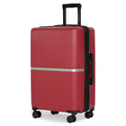 Air Canada Laurentian 24" Hardside Checked Luggage - 360-Degree Spinner - Red-8 spinner wheels provide smooth 360-degree maneuverability