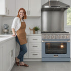 Kucht 36" KDF Series Pro Style Natural Gas Dual Fuel Range - Stainless Steel/Light Blue-Electronic ignition system with auto re-ignition improves safety by minimizing the risk of gas leaks and ensuring consistent flame control