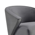 Modway Odyssey Performance Velvet Armchair - Grey-Assembly Required