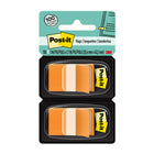 Post-it 1" x 1.7" Flags - Orange - 50 Flags/Dispenser - 2 Dispensers/Pack-Ideal for marking, tabbing, highlighting, colour-coding and indexing important information