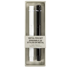 Gry Mattr Ballpoint Pen Set - 1.0 mm - 2 Pack-Includes two metal ballpoint pens