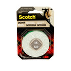 Scotch Mounting Tape-Strong double-sided foam tape holds up to 2 lb.