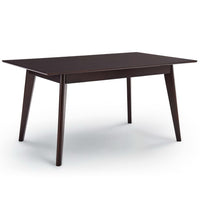Modway Oracle 59" Rectangle Dining Table - Cappuccino-Modern Kitchen Table